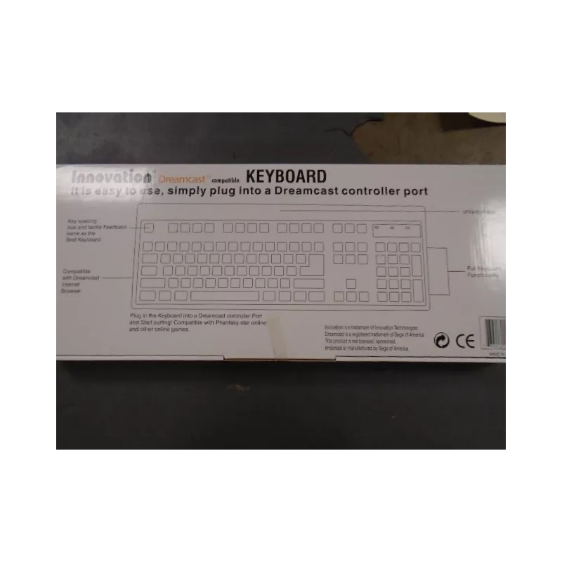Innovation New Sega Dreamcast Keyboard for Phantasy Star Online &
