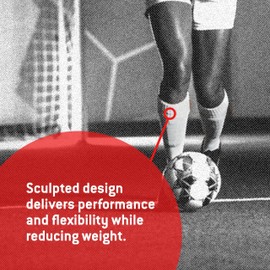 G-Form Pro-S Blade Football Shin Guard, White, X-Large