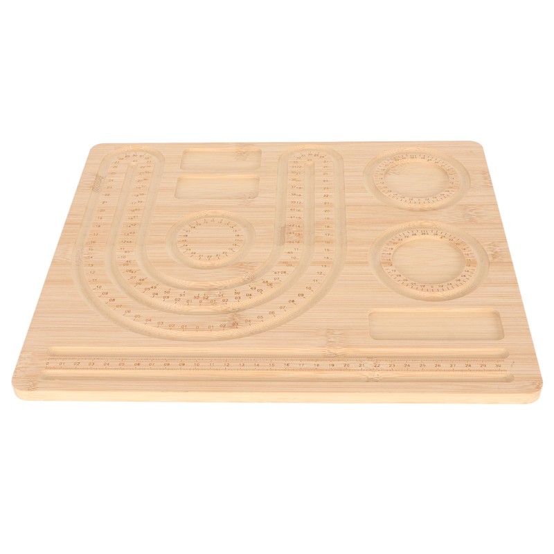 Bracelet Bead Board Jewelry Making Bracelet Measurement Board Bamboo Beading