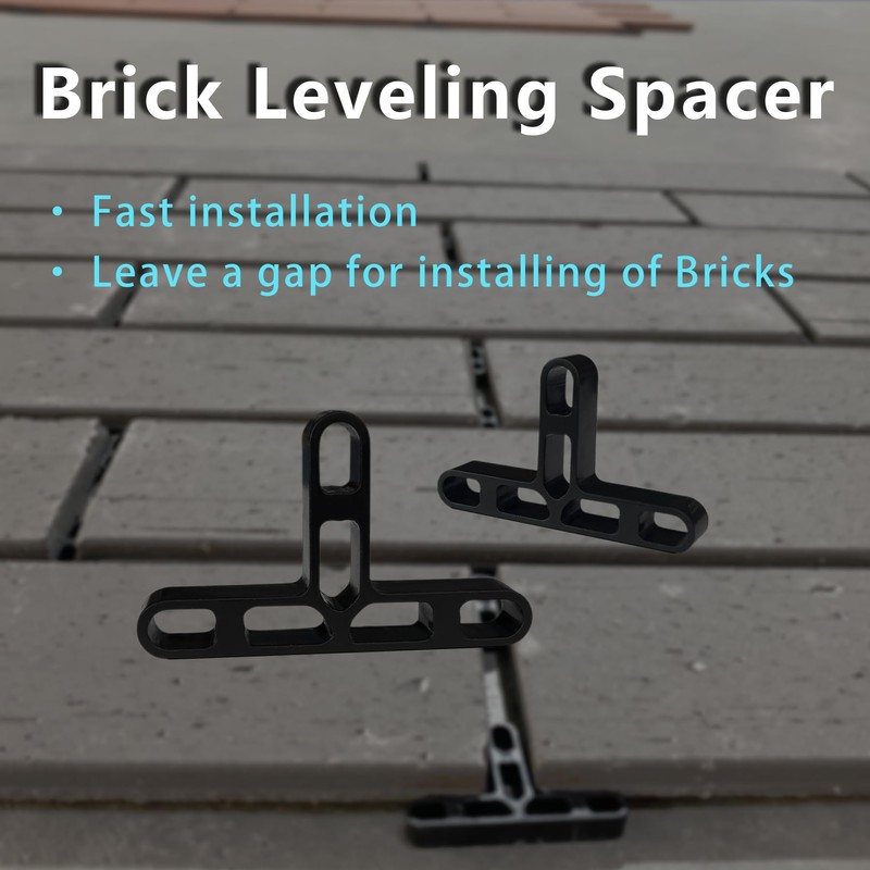 100-Pack 1/4" Plastic Spacers for Tile & Brick Non-Slip Masonry