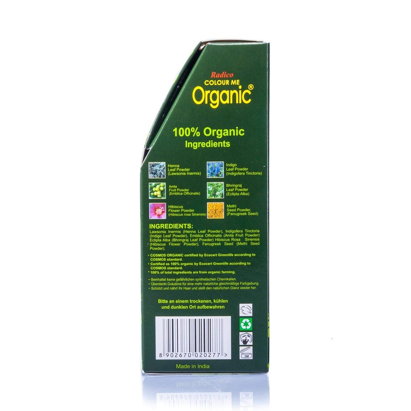 Radico Colour Me Organic Plant Hair Colour Chestnut Red (Organic,