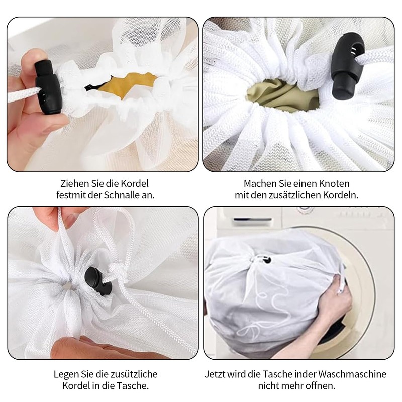 Pack of 2 Large Laundry Nets, Laundry Bag, Washing Machine,