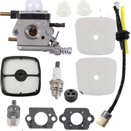 BXparts Carburetor for Echo Mantis 2 Cycle 7222 7225 7920 7924 7230 7234 7240 Tillers Cultivator TC-210 TC-210i TC-2100 SV-5C/2 SV-4B SV-4/B A021001092 C1U-K17 C1U-K27B