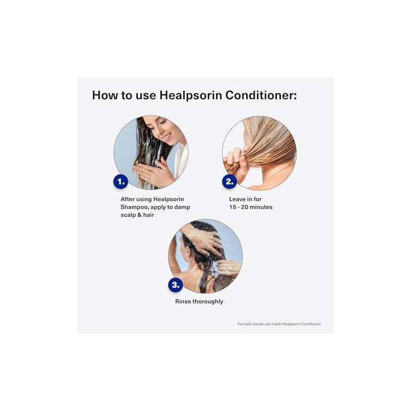 Healpsorin Psoriasis Conditioner - Scalp Treatment, Dry Scalp, 500ml
