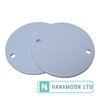 White PVC Round Circular Box Lids - 65mm Dia -