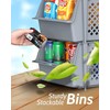 Skywin Stackable Storage Bins for Pantry - 8 Pack Stackable