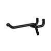 Presa Heavy Duty Black Steel Peg Board Shelving Hooks, 2-Inch,