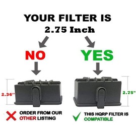 2 Pack Replacement for Shark Rotator NV450 NV451 / Rocket NV472 NV480 NV480 26 NV481 NV482 NV484 Professional Upright Vacuum, Part XHF480 XHF450 (Tall Size 2.75")