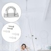 CEEYSEE 4Pcs Pad Eye Plate Hooks/Loops M8 304 Stainless Steel