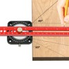 Compass Scriber 360° Aluminum Alloy Dual Scale Ruler Scribing Tool