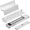 Lnrueg Electromagnetic Lock with ZL Brackets, Waterproof Electric Magnetic Door