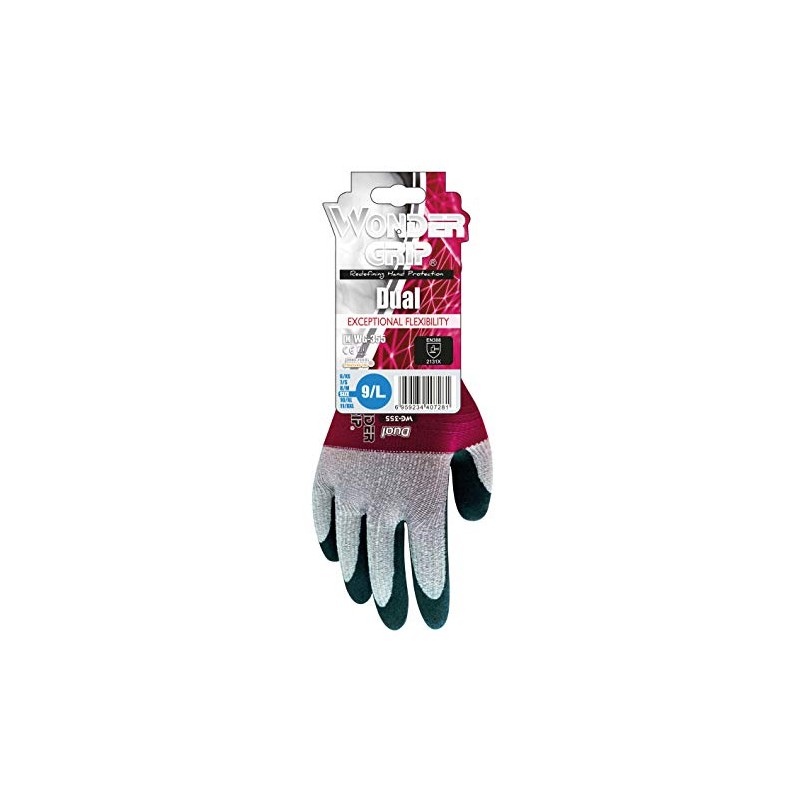 Wondergrip - Dual - WG-355 Safety Gloves - Single Latex