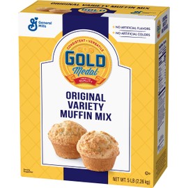 Gold Medal Original Variety Muffin Mix, 5 Lb Box (Pack of 6)