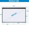 SEGAWE Diagonal Projection Projector Screen HD Manual Pull Down Home