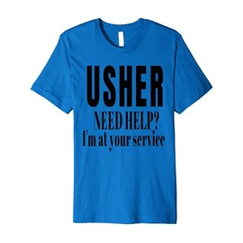 Usher Uniform Shirt for Christians church gift Men & Women Premium T-Shirt