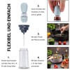 Fino Casa 2er Set, 2in1 Ölflasche mit Pinsel, Ölspender, Ölsprüher