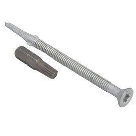 TechFast Heavy Duty Timber to Steel Roofing Screws | 5.5 x 85mm | Elementech | Bag 50