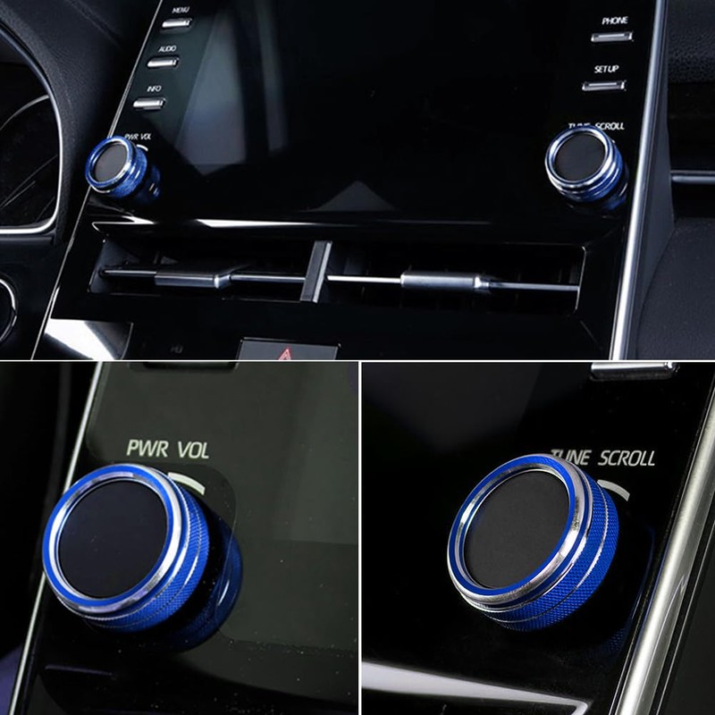 Thor-Ind 5pcs Center Console AC Air Conditioning Radio Audio Function