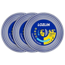 3PCS 115mm (4.5")Mesh Turbo Diamond Cutting Blades - Dry Ultra Thin for Rock Slabs, Ceramic & Marble - Angle Grinder Blades for Cutting, Grinding & Sanding:_1pcs