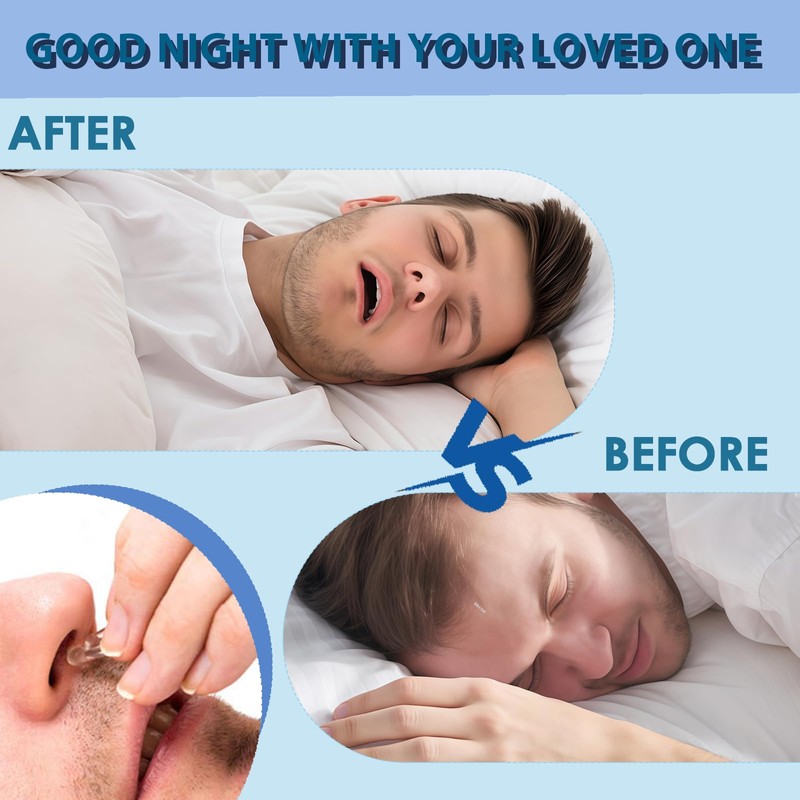 10er Set Anti Schnarch Nasenclip, Schnarchstopper, Nasenklammer Schnarchen, wiederverwendbar für