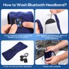 Fulext Sleep Headphones Bluetooth Headband, Long Time Play Sleeping Headsets