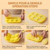 2Pcs Yellow Silicone Lemon Molds