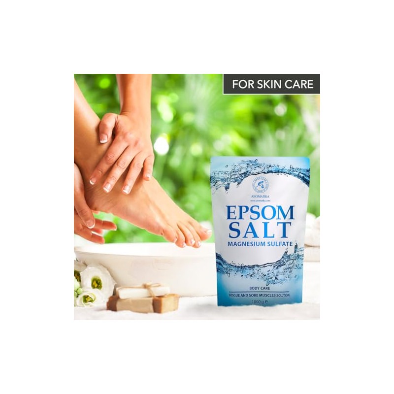 Epsom Salt Bath Salt 1000 g - Natural Salt -