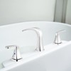 PARLOS 2-Handle Widespread Waterfall Roman Bathtub Faucet Tub Filler with