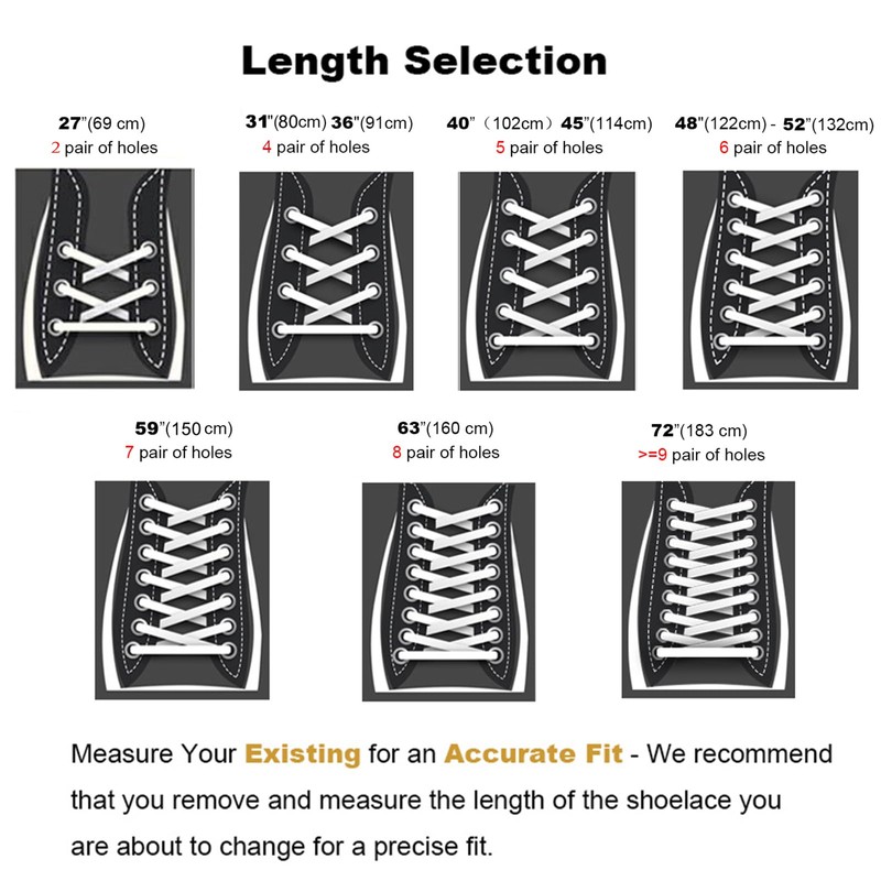 Booyckiy 2 Pairs Flat Shoe Laces for Sneakers, 2/5" Wide