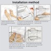 Stainless Steel Folding Storage Rack with Hook and Non Punching