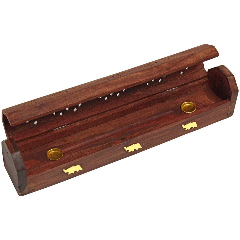 STORE INDYA WOODEN INCENSE HOLDER (ELEPHANT)