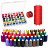 96-Piece Sewing Thread Kit – 48 Vibrant Colors, 400 Yards/Spool,