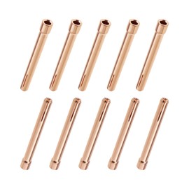 SING F LTD 10PCS 10N23 1/16'' 1.6mm Tungsten Electrode Collet Tips for WP17 WP18 WP26 TIG Welding Torch Series Red Copper Spare Parts Welding Torch Accessories