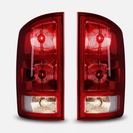 ATOMTEC Tail Lights Assembly Fit For 2002-2006 Dodge Ram 1500 2003-2006 Dodge Ram 2500 3500 Pickup Driver and Passenger Side Taillights Brake Signal Rear Lamp