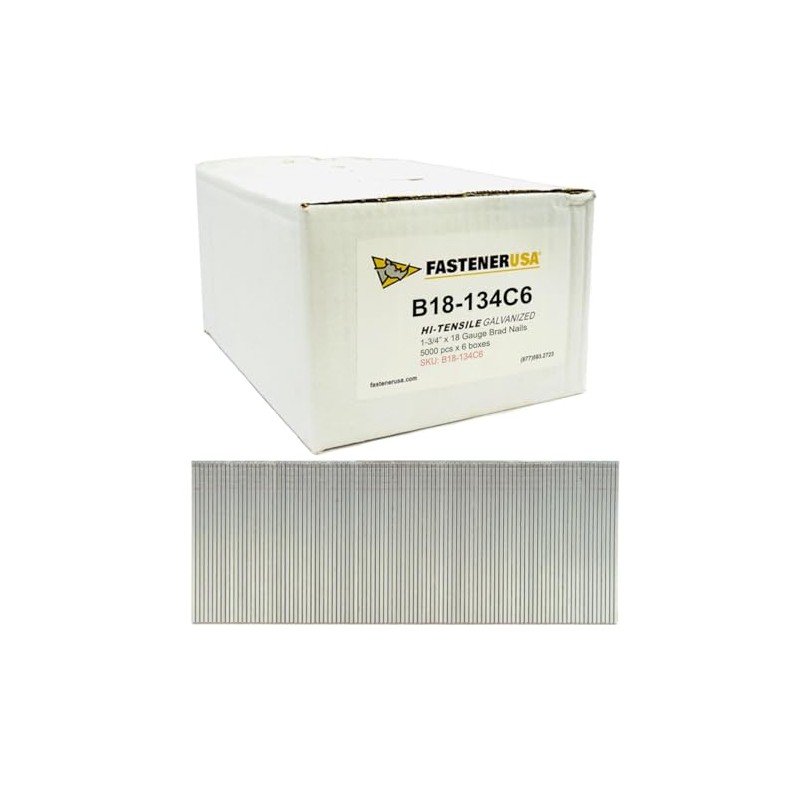 1-3/4" Brad Nails 18GA GALV 30,000ct