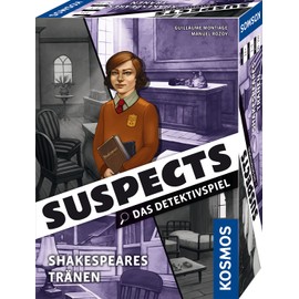 Kosmos 683634 Suspects Shakespeare's Tears, The Detective Game, Crime Game, Board Game as Crime for Investigating, Solve Murder Case from 12 Years for 1-5 People