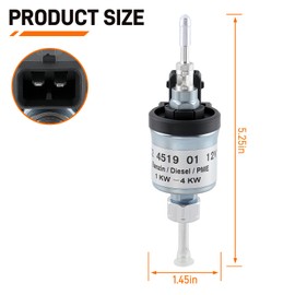 12V Fuel Metering Pump Heater 22451901 Compatible with Eberspacher Airtronic D2 D4