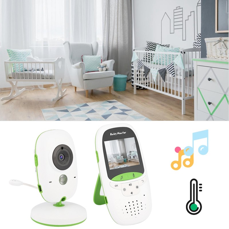Wireless 2 inch LCD Screen Baby Monitor Camera Audio Video