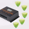 40A PWM Solar Charge Controller 12V/ 24V Self-Adapting LCD Solar
