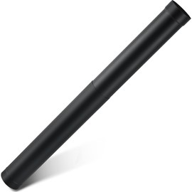 Yaocom 38" to 70" Single Wall Telescoping Pipe 6" Diameter Single Wall Stove Pipe Wood Burning Chimney Pipe, Black