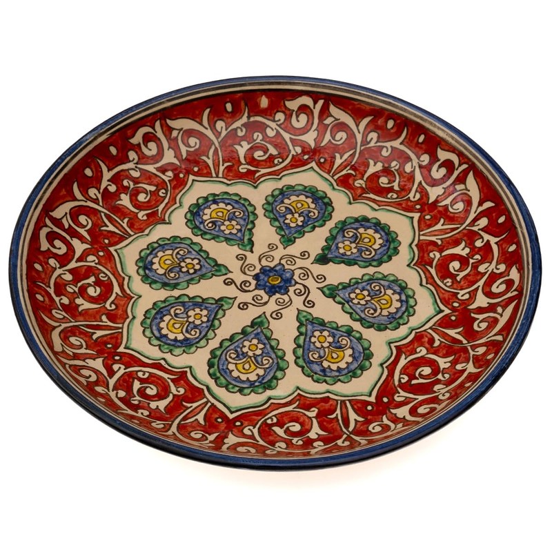 PODARI Lagan Rishtan Serving Plate, Ceramic Plate, Diameter 29 cm,