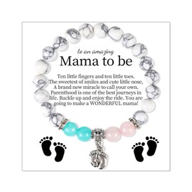 First Mothers Day Gifts for New Mom New Mother Gifts Natural Healing Stone Bracelets Mom Gifts for New Mom Pregnancy Gift for First Time Mom Expecting Mom Gift