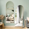 NicBex Arch Full Length Mirror, 64" x 21" Wooden Wall