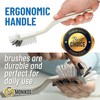 Bathroom Cleaning Brush – Set of 2, Compact and Flexible