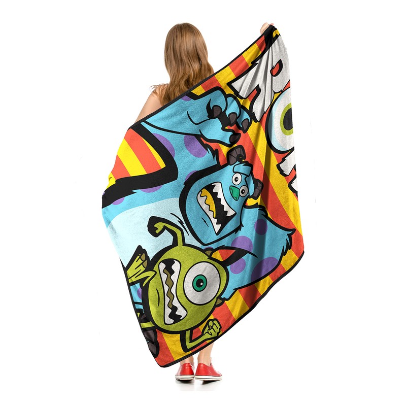 Northwest Monsters Inc Micro Raschel, Manta de 46 x 60