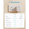 Meross Smart Plug with Energy Monitoring, Mini WiFi Plug Compatible