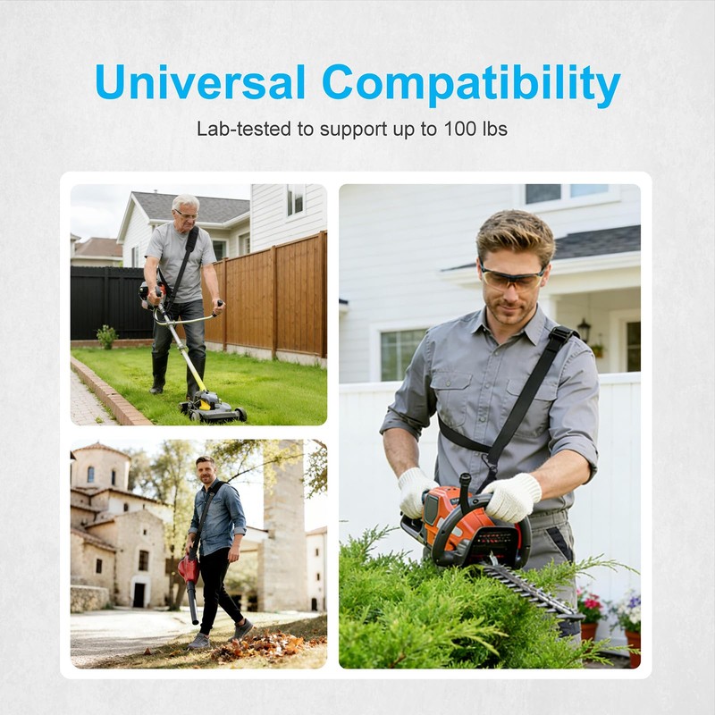 NRJSSCC Trimmer Strap for Weed Eater Strap, Heavy Duty Shoulder