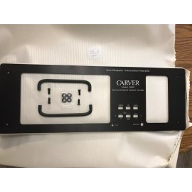 CARVER 4000t Faceplate, Black with Handles and Hardware