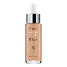 LOréal Paris True Match Sérum Rellenador con Color, Base de Maquillaje en Sérum con Ácido Hialurónico, Acabado Luminoso, Piel Uniforme y Radiante,... 