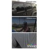 VViViD One-Way Perforated Black Vinyl Privacy Window Film Adhesive Glass
